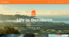 Desktop Screenshot of lifeinbenidorm.com